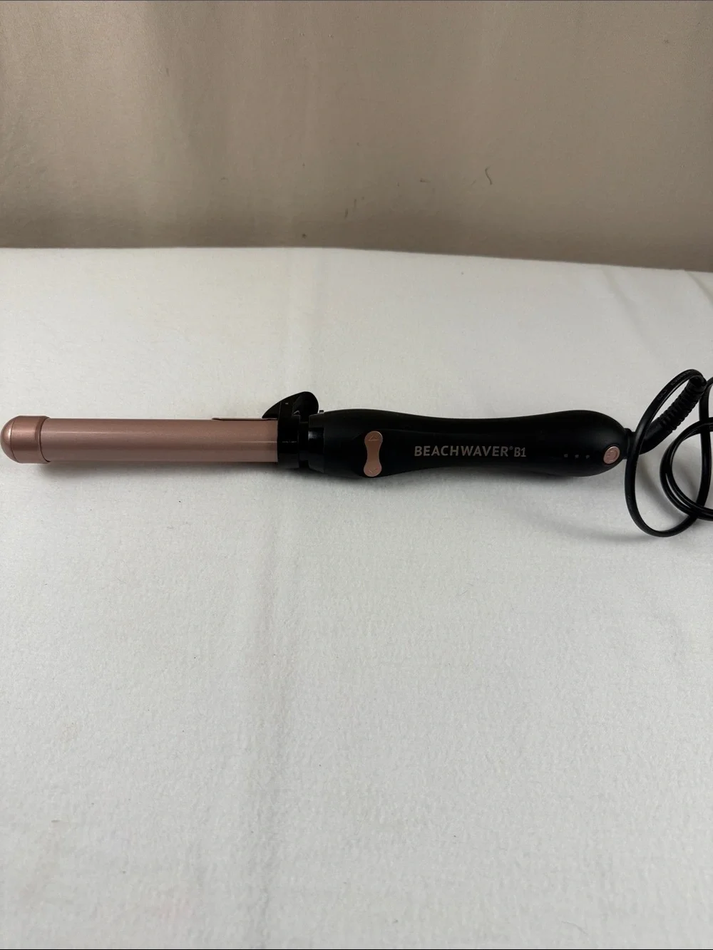 Beachwaver 1 inch Rose Gold Curling Wand - Black/Rose Gold